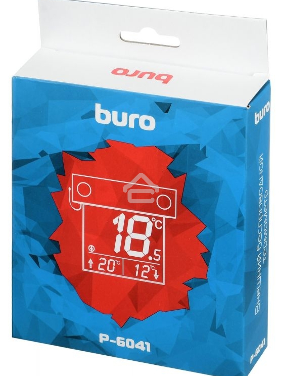 Термометр Buro P-6041 серебристый