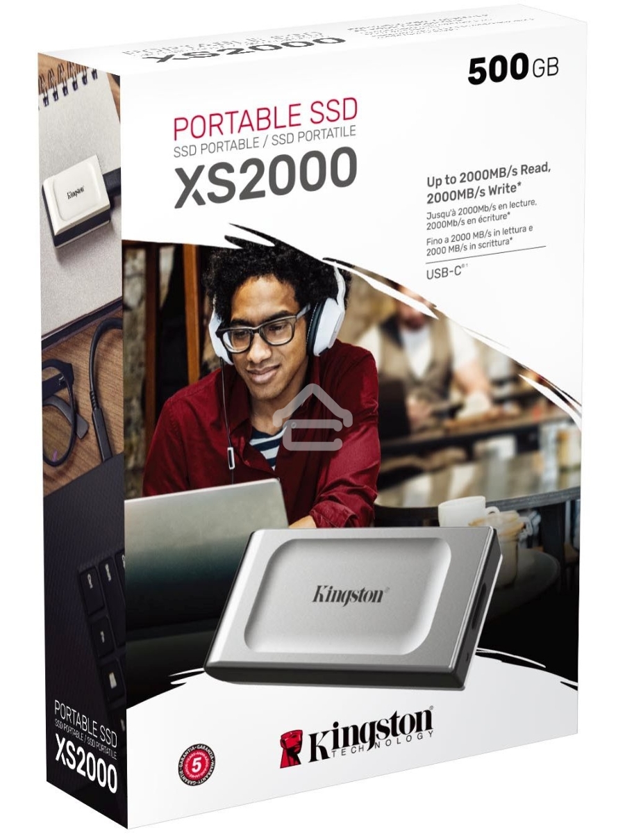 Портативный твердотельный накопитель Kingston 500GB Portable SSD XS2000