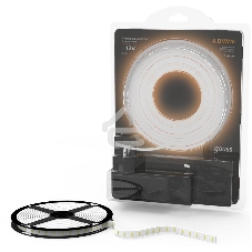 Лента светодиодная Комплект 2835/60-SMD 4,8W 12V DC теплый белый IP20 (блистер 3м) 1/50