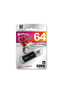 Флеш диск Silicon Power USB Drive 64Gb Ultima II SP064GBUF2M01V1K {USB2.0, Black}