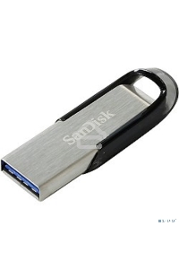 Флеш диск Sandisk 128Gb Cruzer Ultra Flair SDCZ73-128G-G46 USB3.0 серебристый/черный