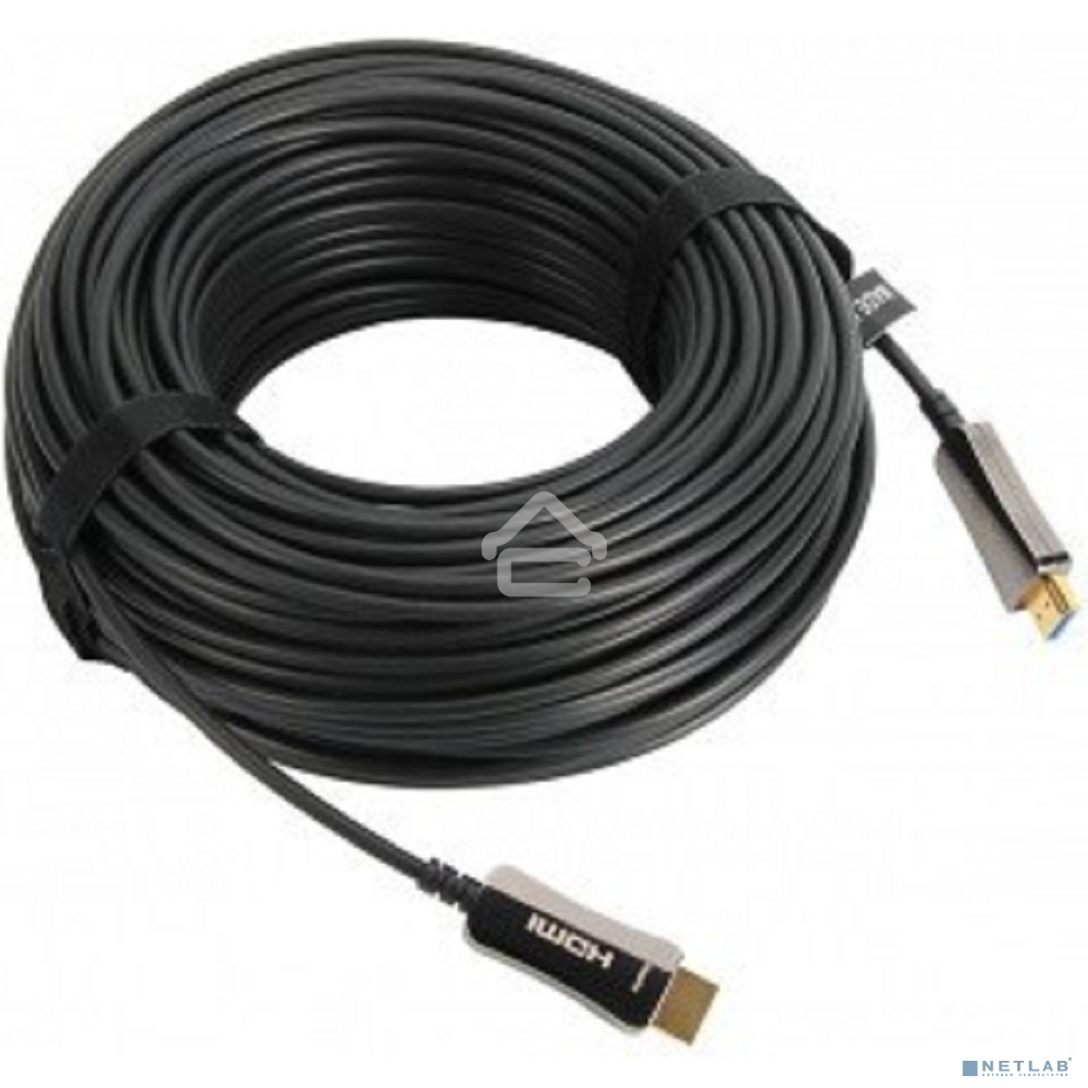 Активный оптический кабель HDMI 19M/M,ver. 2.0, 4K@60 Hz 30m VCOM D3742A-30M