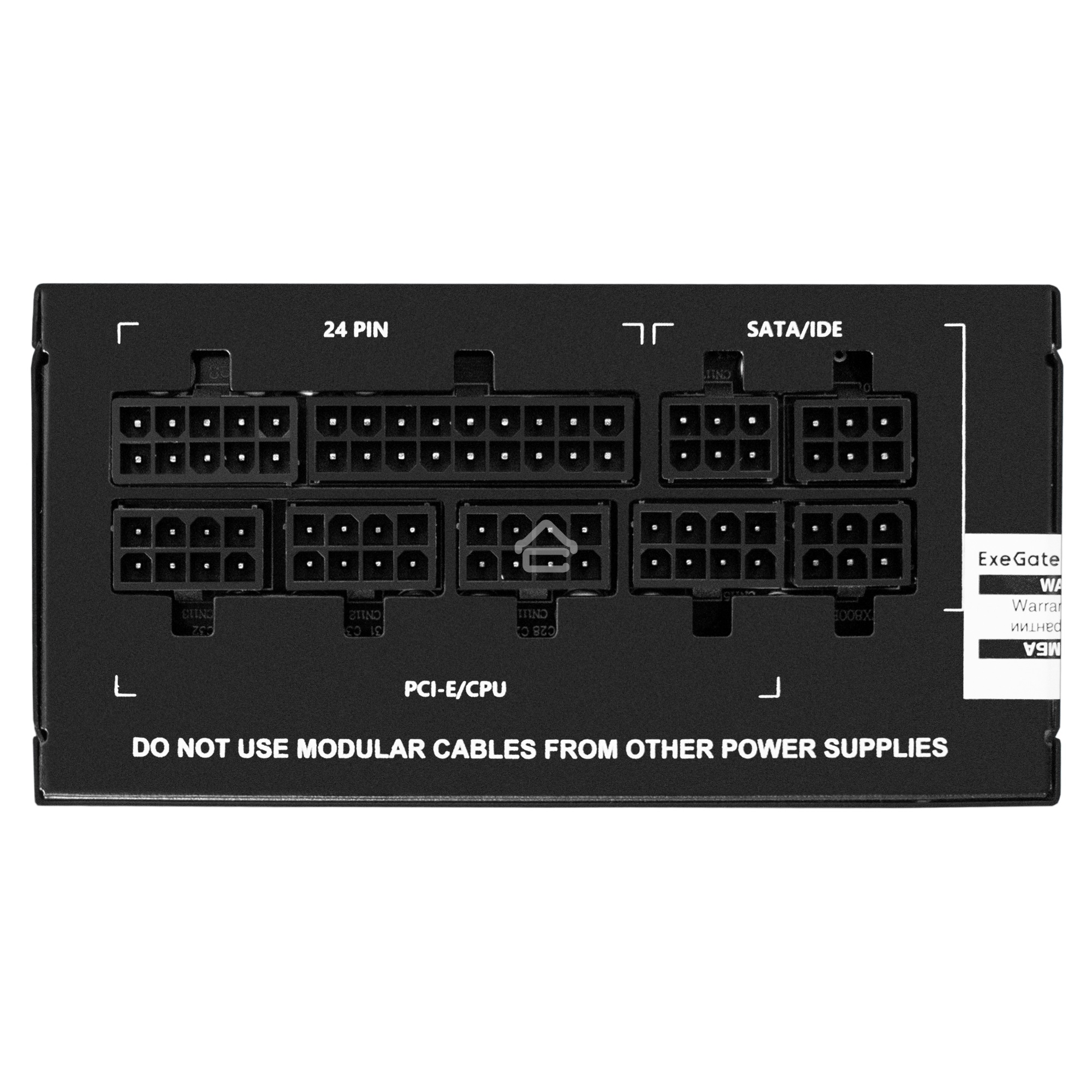 Блок питания 550W ExeGate M550 GOLD (SFX, APFC, КПД 90% (80 PLUS GOLD), 9см fan, 24pin, (4+4)pin, 2xPCI-E, 6xSATA, 3xIDE, 1xFDD, Full Cable Management, black, ATX adapter, Retail box)