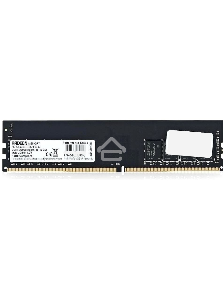 Оперативная память AMD Radeon R7, DDR4, 4GB (1x4GB), 2666MHz, CL16, UDIMM