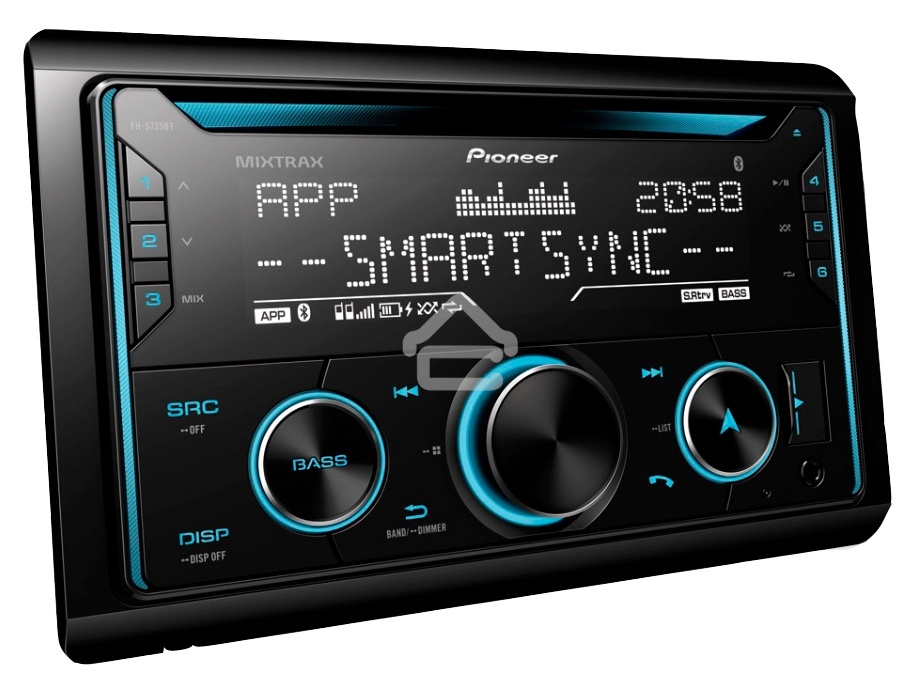 Автомагнитола Pioneer FH-S725BT 2DIN 4x50Вт