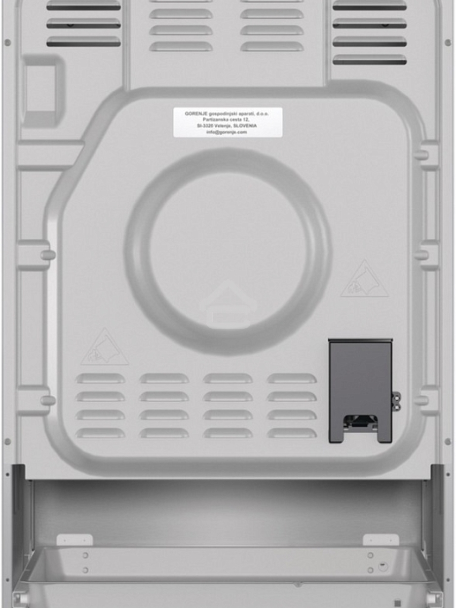 Плита электрическая Gorenje GECS5C70XA серебристый, конфорок 4 электрических, духовка 70 л, 50 см x 85 см x 59.4 см