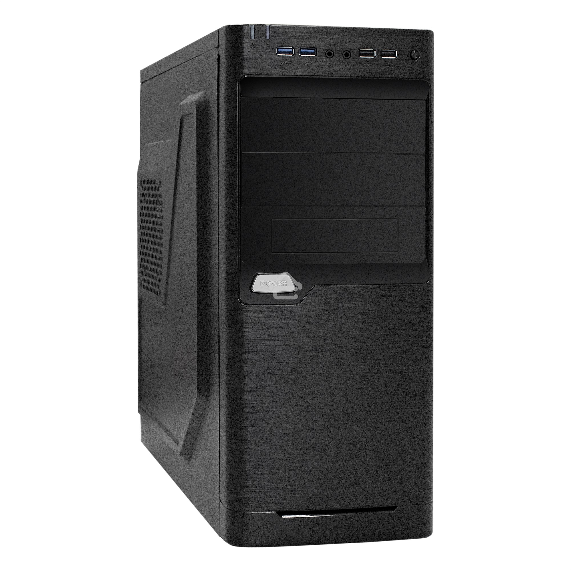 Компьютерный корпус Miditower ExeGate XP-330U EX272731RUSMiditowerXP-330U Black, ATX, <без БП>, 2*USB+2*USB3.0, Audio