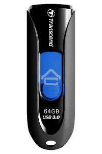 Флэш Диск Transcend USB Drive 64Gb JetFlash 790 TS64GJF790K {USB 3.0}