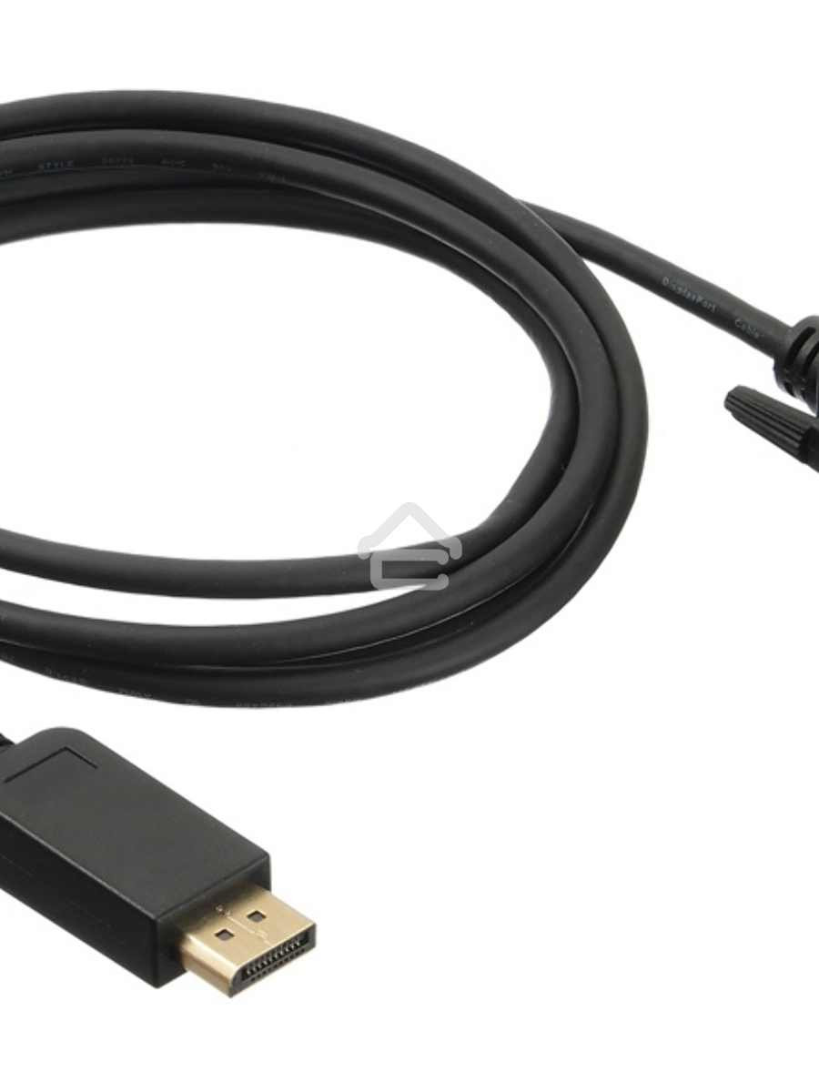 Кабель аудио-видео Buro 1.1v DisplayPort (m)/DVI-D (Dual Link) (m) 2м. Позолоченные контакты черный (BHP DPP_DVI-2)
