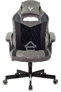 Кресло игровое Бюрократ VIKING 6 KNIGHT B FABRIC черный крестовина металл/пластик