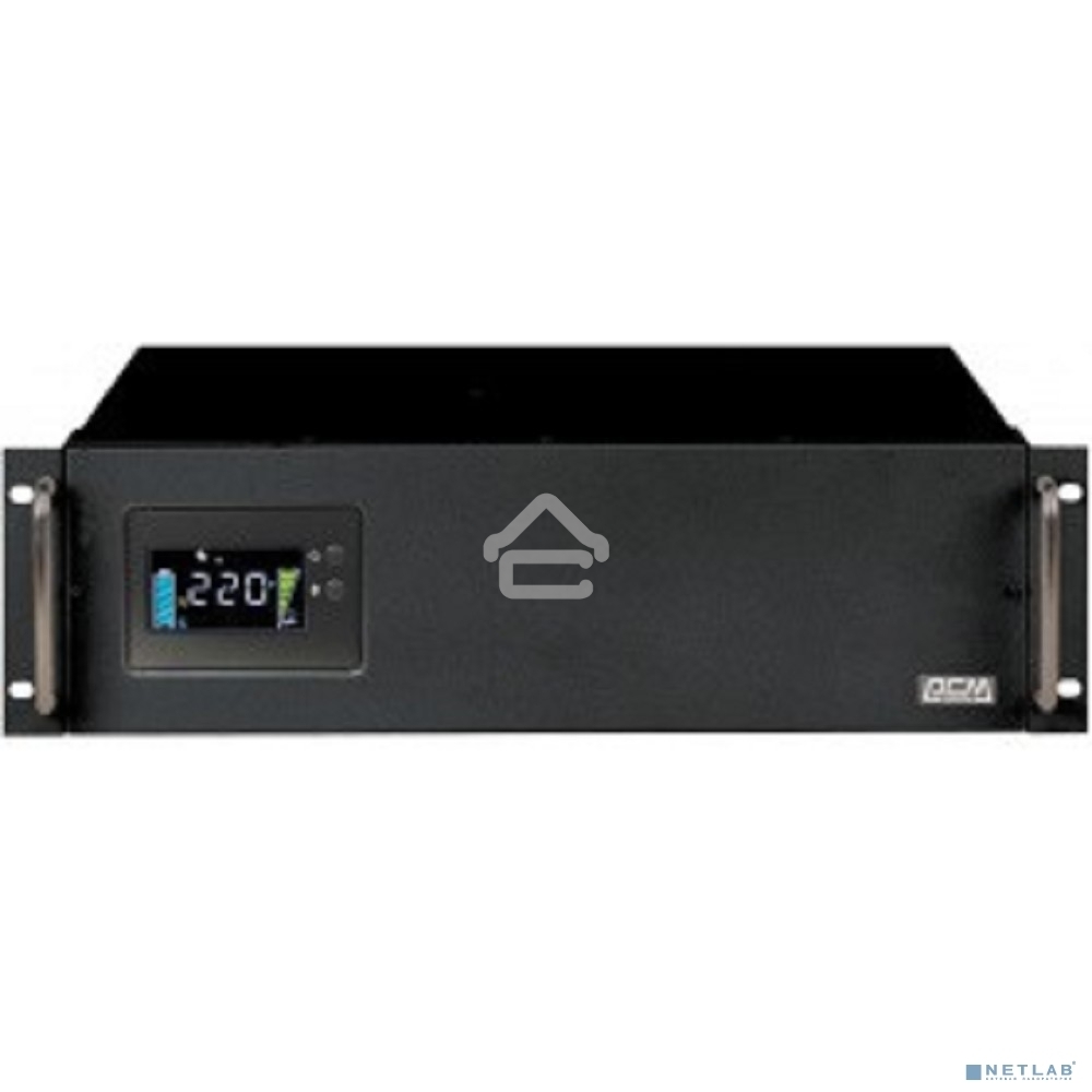 Источник бесперебойного питания Powercom King Pro RM KIN-2200AP LCD 1320Вт 2200ВА черный