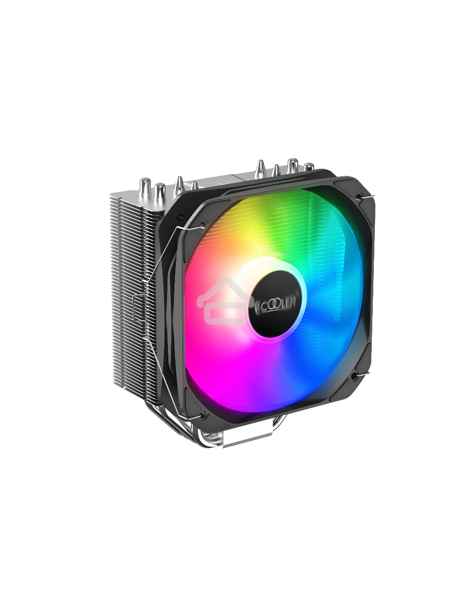 Кулер PCCooler Paladin 400 ARGB черный 130мм алюминий+медь 1600rpm 28.6db 4-pin 200W 157мм