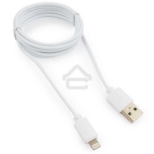 Кабель USB Гарнизон GCC-USB2-AP2-6-W AM/Lightning, для iPhone5/6/7, IPod, IPad, 1.8м, белый, пакет