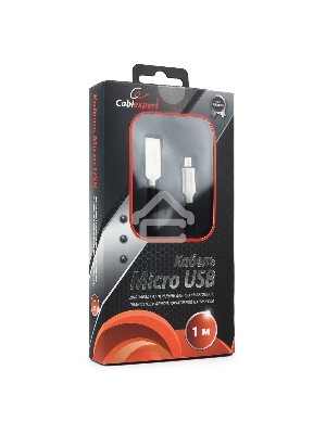 Кабель USB2.0 Cablexpert CC-P-mUSB02Bk-1M, AM/microB, серия Platinum, длина 1м, черный, блистер