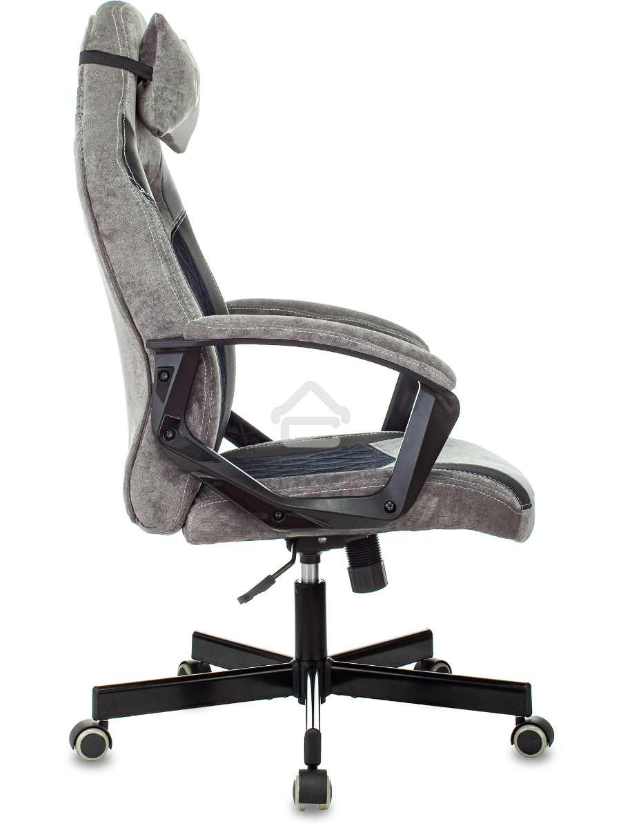 Кресло игровое Бюрократ VIKING 6 KNIGHT B FABRIC черный крестовина металл/пластик