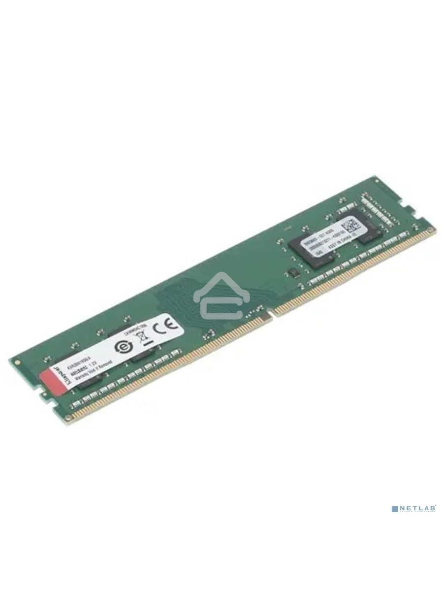 Оперативная память Kingston ValueRAM, DDR4, 4GB (1x4GB), 2666MHz, CL19, DIMM
