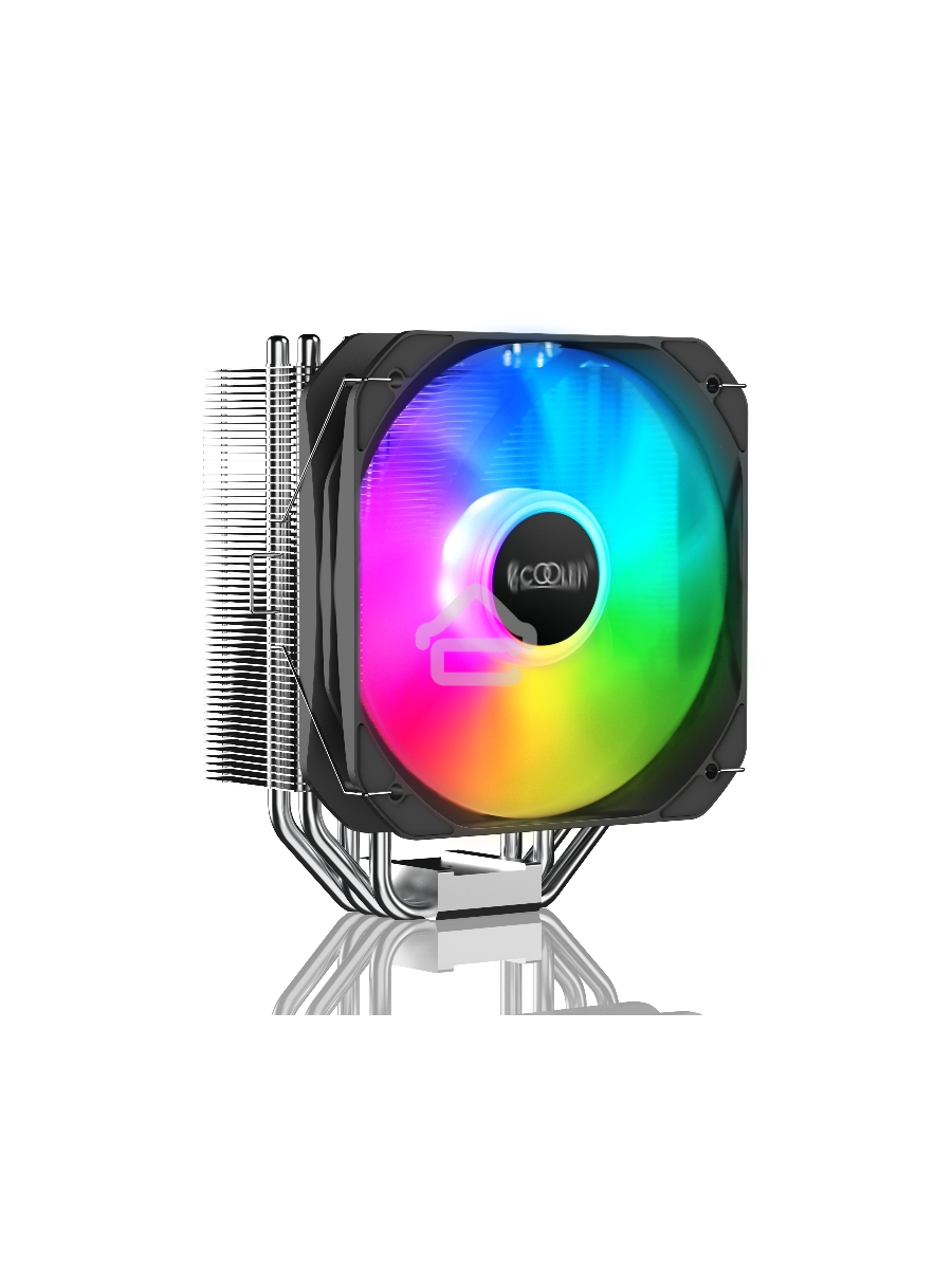 Кулер PCCooler Paladin 400 ARGB черный 130мм алюминий+медь 1600rpm 28.6db 4-pin 200W 157мм