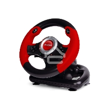 Руль SVEN GC-W300 (педали, вибро, лепестки, D-pad, 10 кл, резин. вставки, PC, цифр. и аналог.