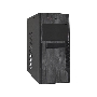 Компьютерный корпус Minitower ExeGate MA-373X Black, mATX <UN350, 120mm> 2*USB, Audio
