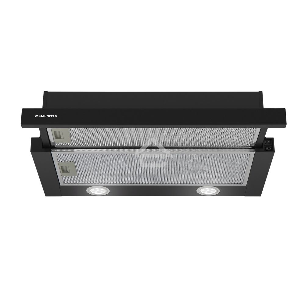 Вытяжка встраиваемая Maunfeld VS Fast 60 черный, 60 см, 850 куб. м/ч, 47 дБ