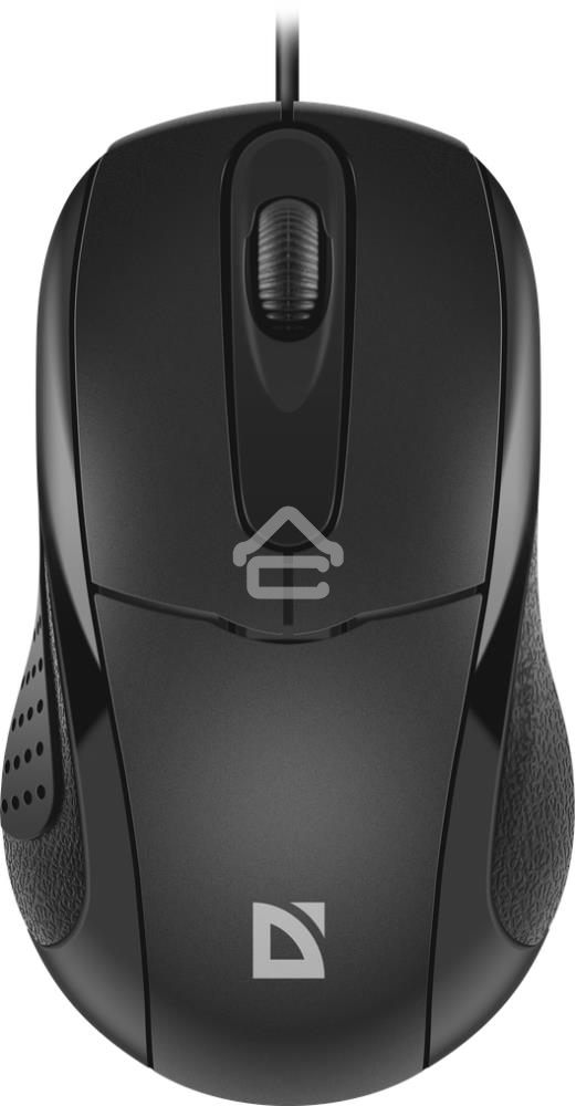 Мышь проводная Defender Standard MB-580 черный, 1000 dpi, USB, кнопки - 3