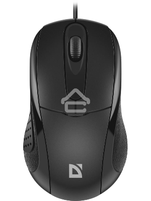Мышь проводная Defender Standard MB-580 черный, 1000 dpi, USB, кнопки - 3