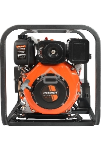 Мотопомпа PATRIOT MPD 3072 SFE  4т дизель 296см3 5.7лс 75м3/ч 1200л/м глуб.8м напор25м 3'' бак3.5л