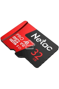 Флеш карта MicroSD card Netac P500 Extreme Pro 32GB, retail version w/o SD adapter