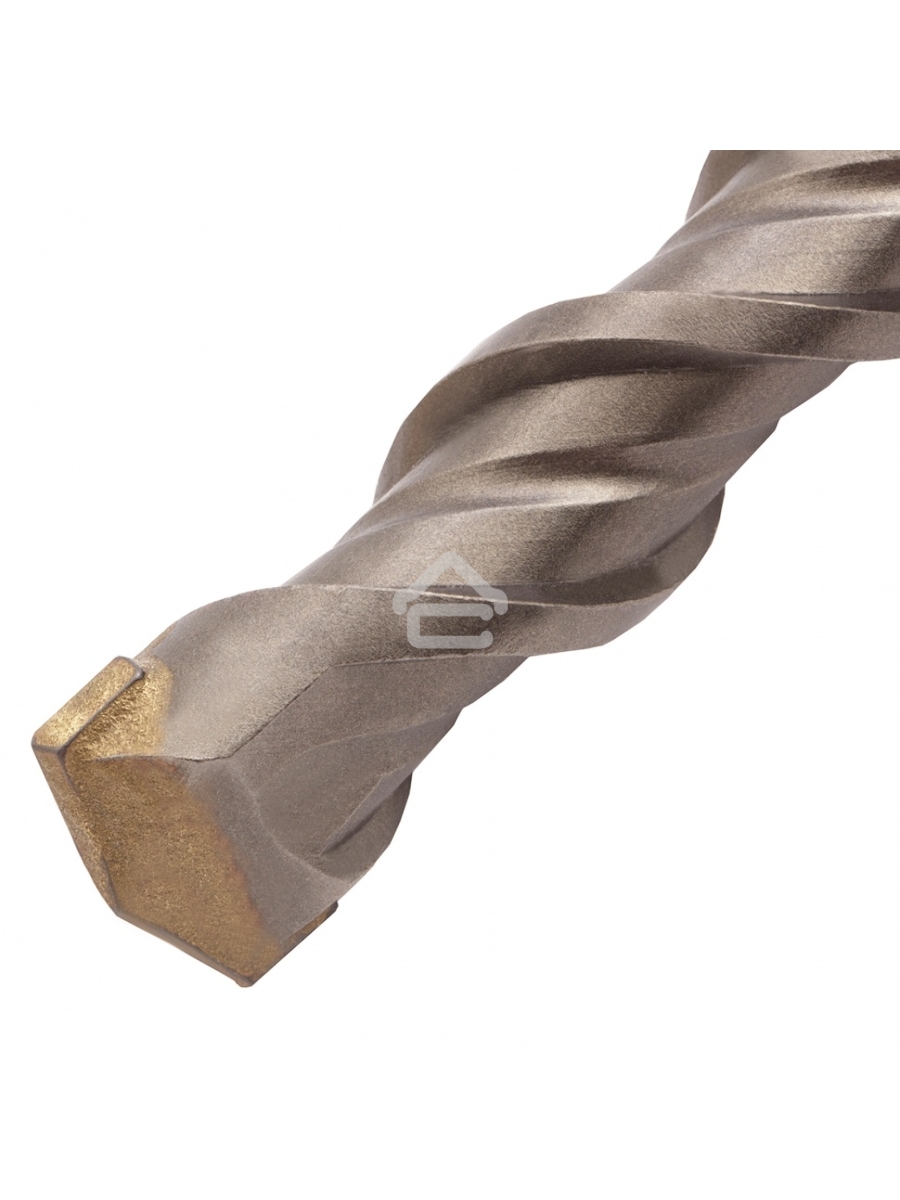 Бур по бетону, двойная спираль, Cobalt W-tip, 22x460 мм, SDS PLUS Denzel