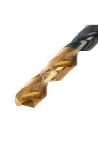 Набор сверл по металлу, 1-10 мм, HSS-Tin, Golden Tip, 10 шт Denzel