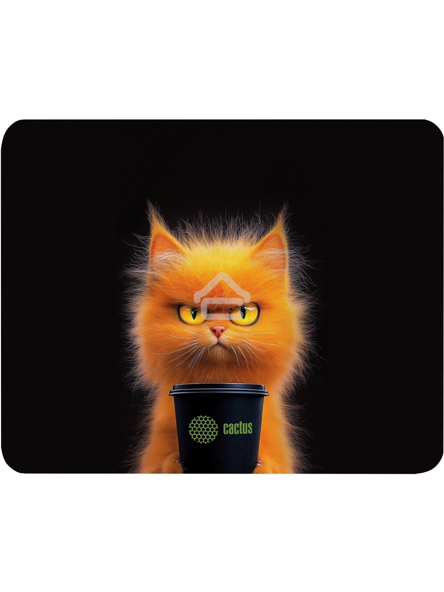 Коврик для мыши Cactus Red Cat 220x180x2мм (CS-MP-P11XS)