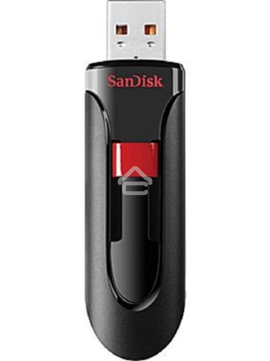 Флеш диск 256GB SanDisk CZ60 Cruzer Glide, USB 2.0, Black