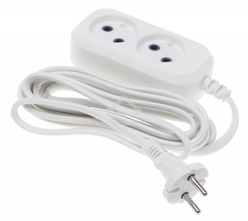 Сетевой удлинитель Buro BU-PSL2.3/W 3 м (2 розетки) белый (пакет ПЭ)