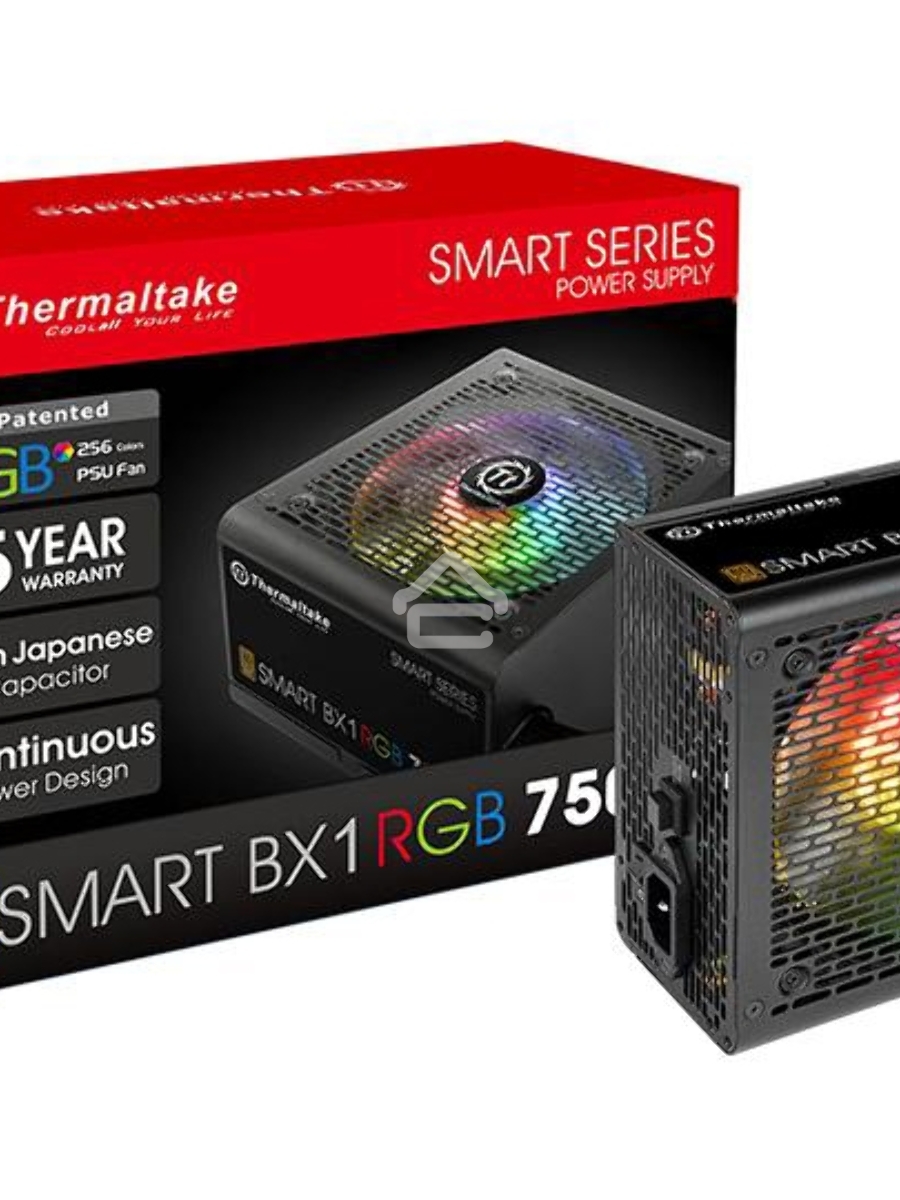Блок питания Thermaltake Smart PS-SPR-0750NHSABE-1, 750Вт, 80 PLUS Bronze, 120мм, черный