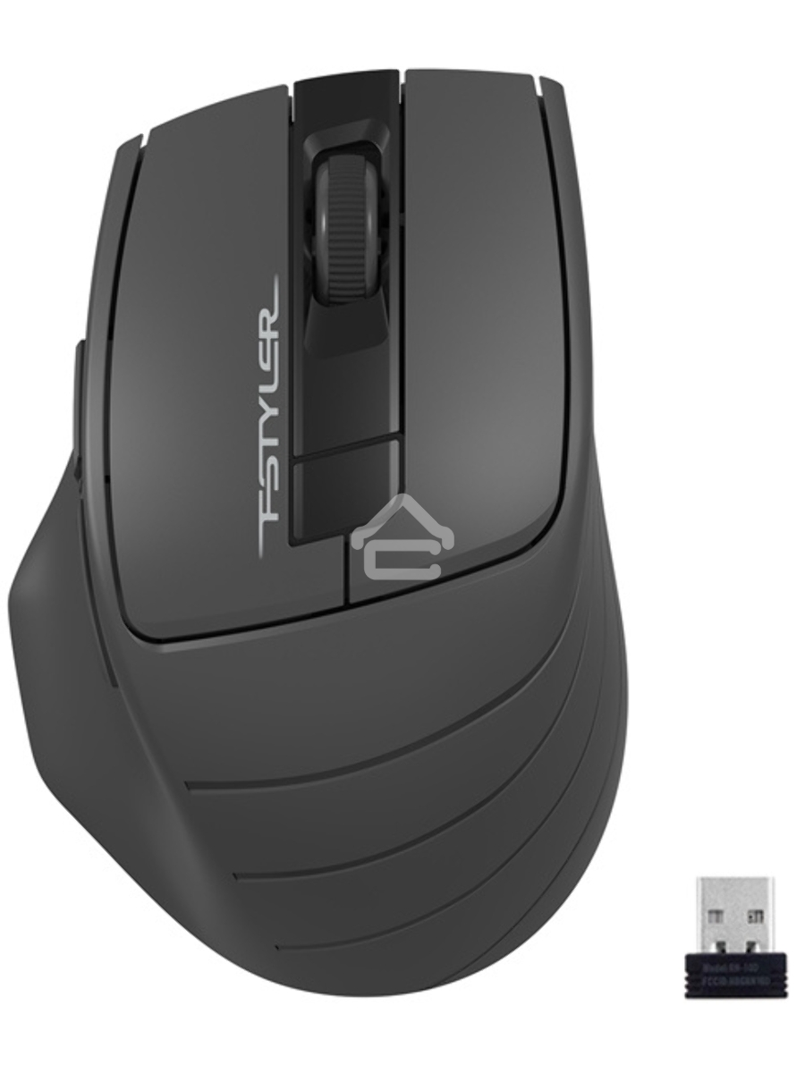 Мышь беспроводная A4Tech Fstyler FG30 серый, 2000 dpi, радиоканал, USB, кнопки - 5