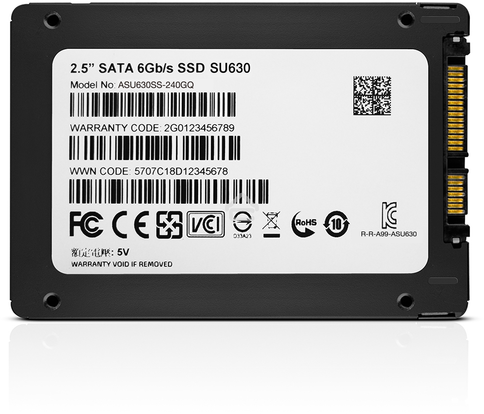 Накопитель SSD ADATA SU630, 240Gb, SATA III, 2.5