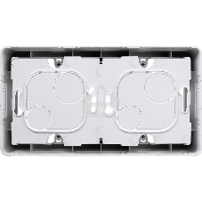 Коробка накладного монтажа Inspiria 2 поста белый