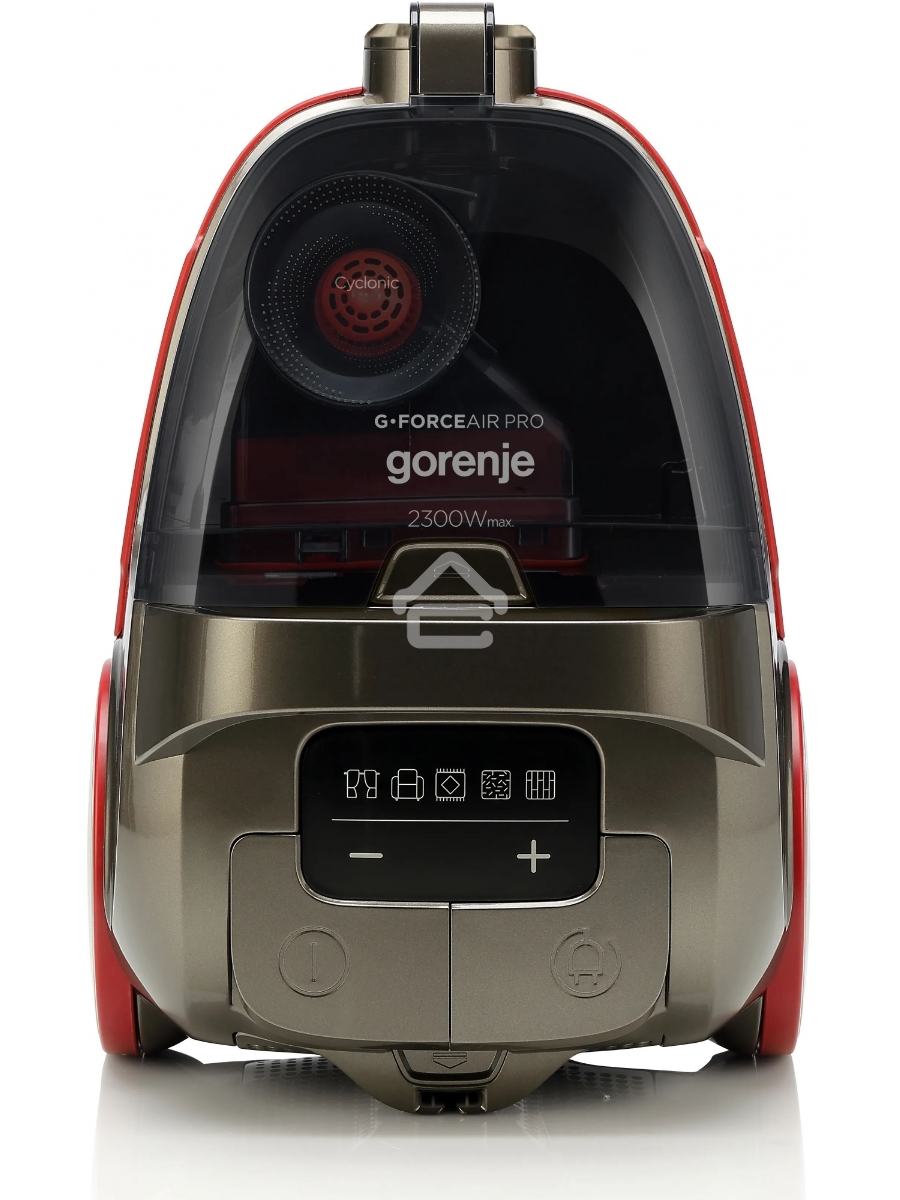 Пылесос Gorenje VC2303GAPRACY серый/красный, 350/2600 Вт, уборка сухая, пылесборник контейнер 3.3 л