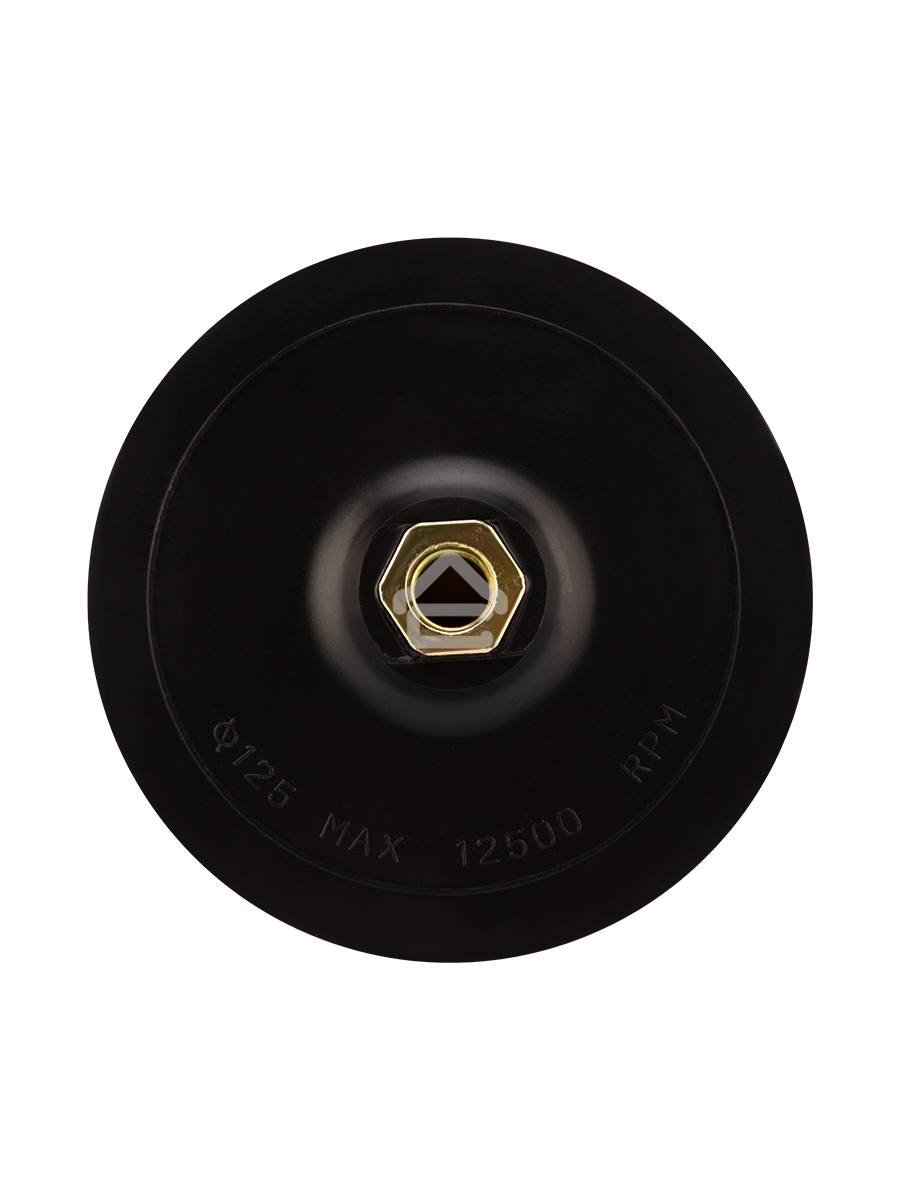 Насадка для дрели и УШМ Kranz с липучкой и адаптером, 125 мм, 5 мм, мягкая