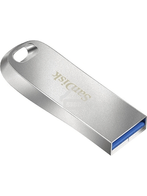 Флеш диск SanDisk CZ74 Ultra Luxe, 256Gb USB 3.1 серебристый