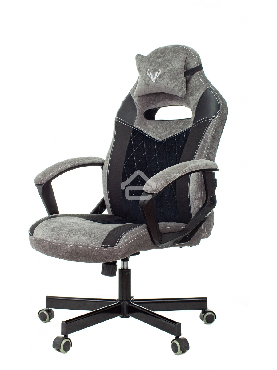 Кресло игровое Бюрократ VIKING 6 KNIGHT B FABRIC черный крестовина металл/пластик