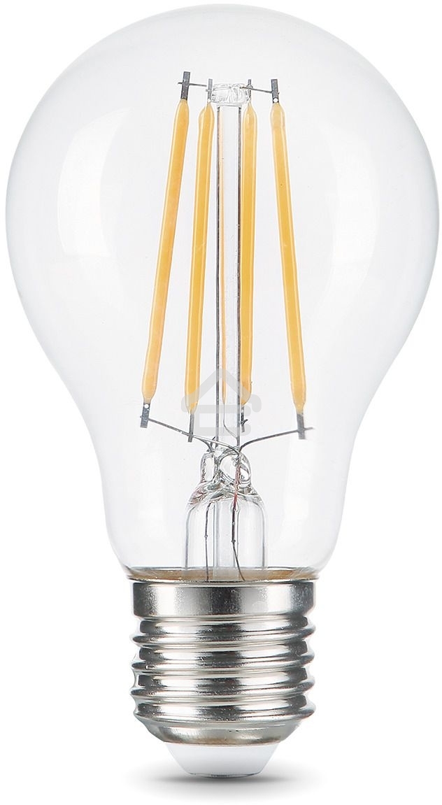 Лампа cветодиодная Gauss Filament А60 12W 1250lm 4100К Е27 LED 1/10/40