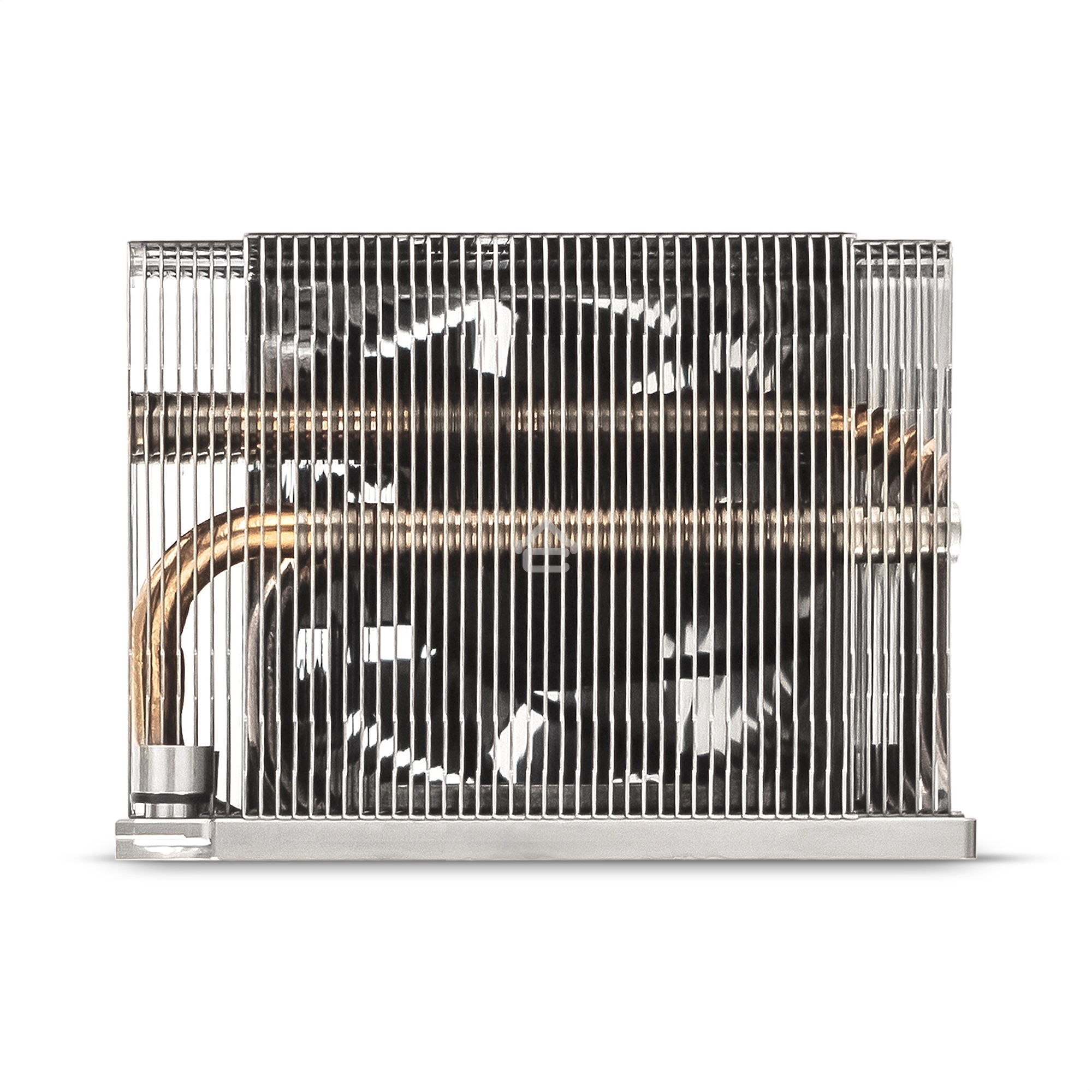 Кулер для процессора ExeGate ESNK-P0068AP4.PWM.2U.3647.Cu серебристый/черный, 60 мм, алюминий/медь, 6800 об/мин, 52 дБ, 4 pin, 205 Вт, 64.5 мм