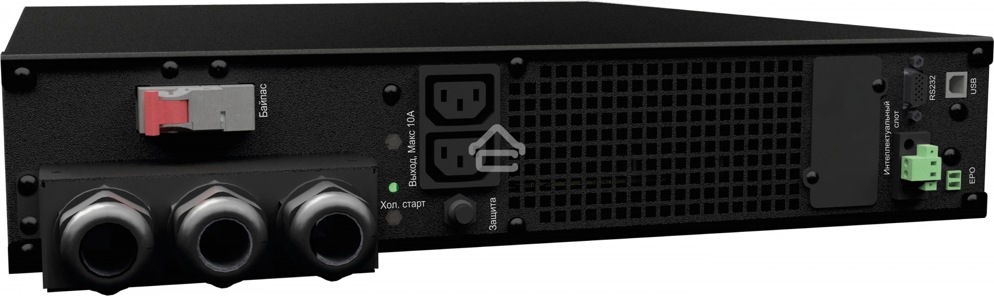 Источник бесперебойного питания Импульс ФОРВАРД 6000 6000Вт 6000ВА черный