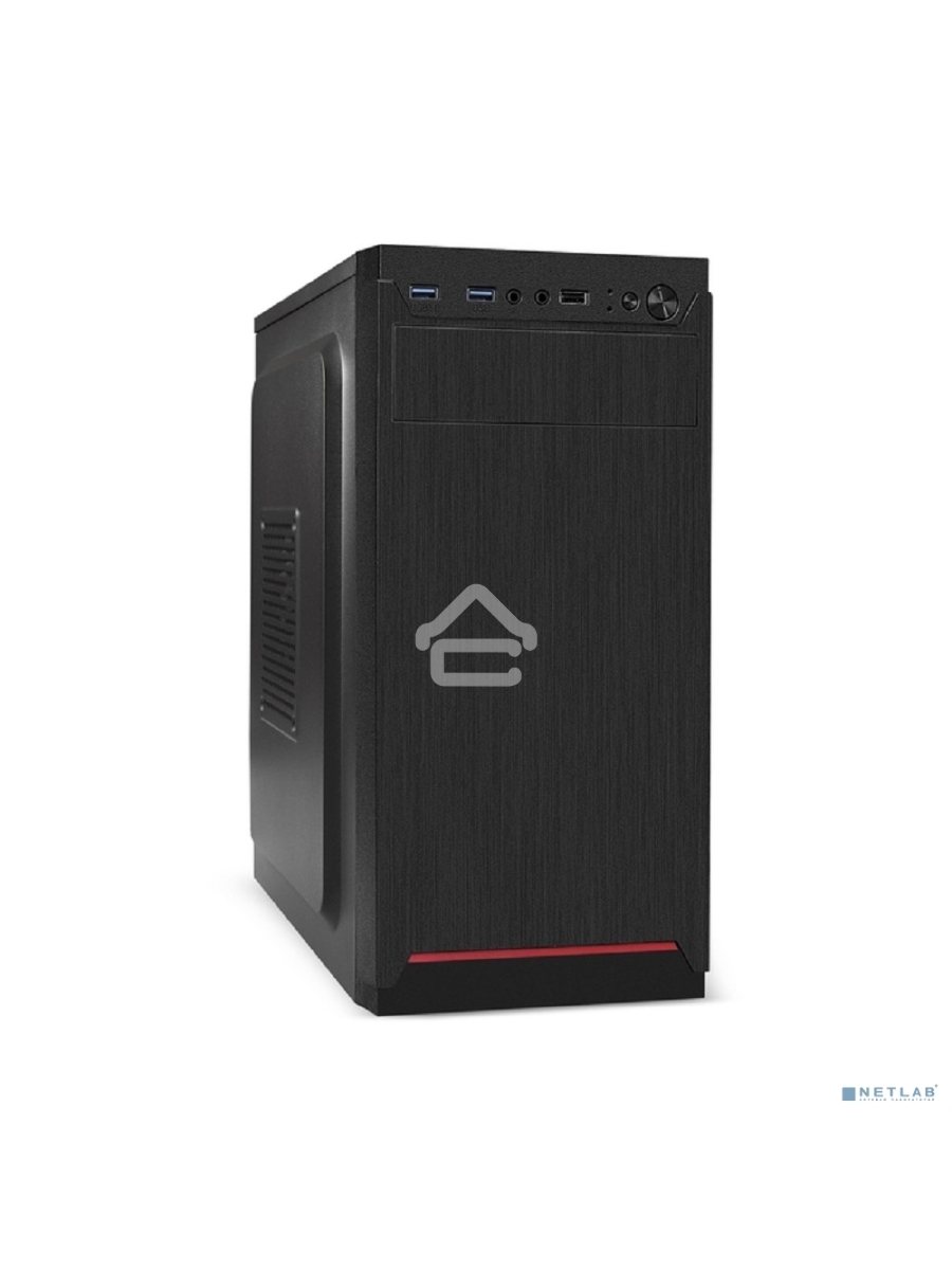 Корпус Minitower ExeGate BAA-114U2-AAA450 (mATX, БП AAA450 с вент. 8см, 1*USB+2*USB3.0, аудио, черный)