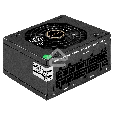 Блок питания 650W ExeGate M650 GOLD (SFX, APFC, КПД 90% (80 PLUS GOLD), 9см fan, 24pin, (4+4)pin, 2xPCI-E, 6xSATA, 3xIDE, 1xFDD, Full Cable Management, black, ATX adapter, Retail box)