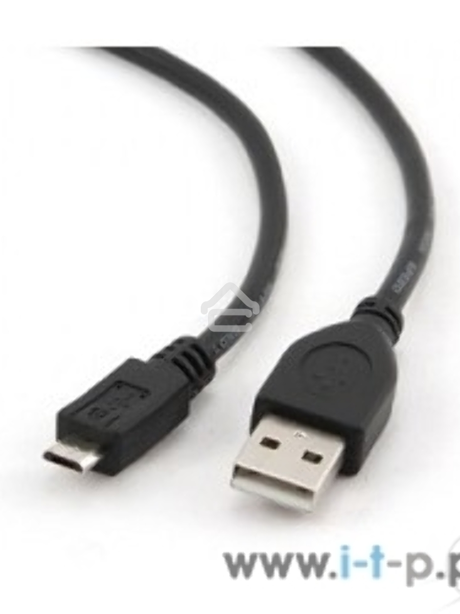 Кабель Gembird/Cablexpert CCP-mUSB2-AMBM-0.5M Кабель USB 2.0 Pro , AM/microBM 5P, 0.5м, экран, черный, пакет 