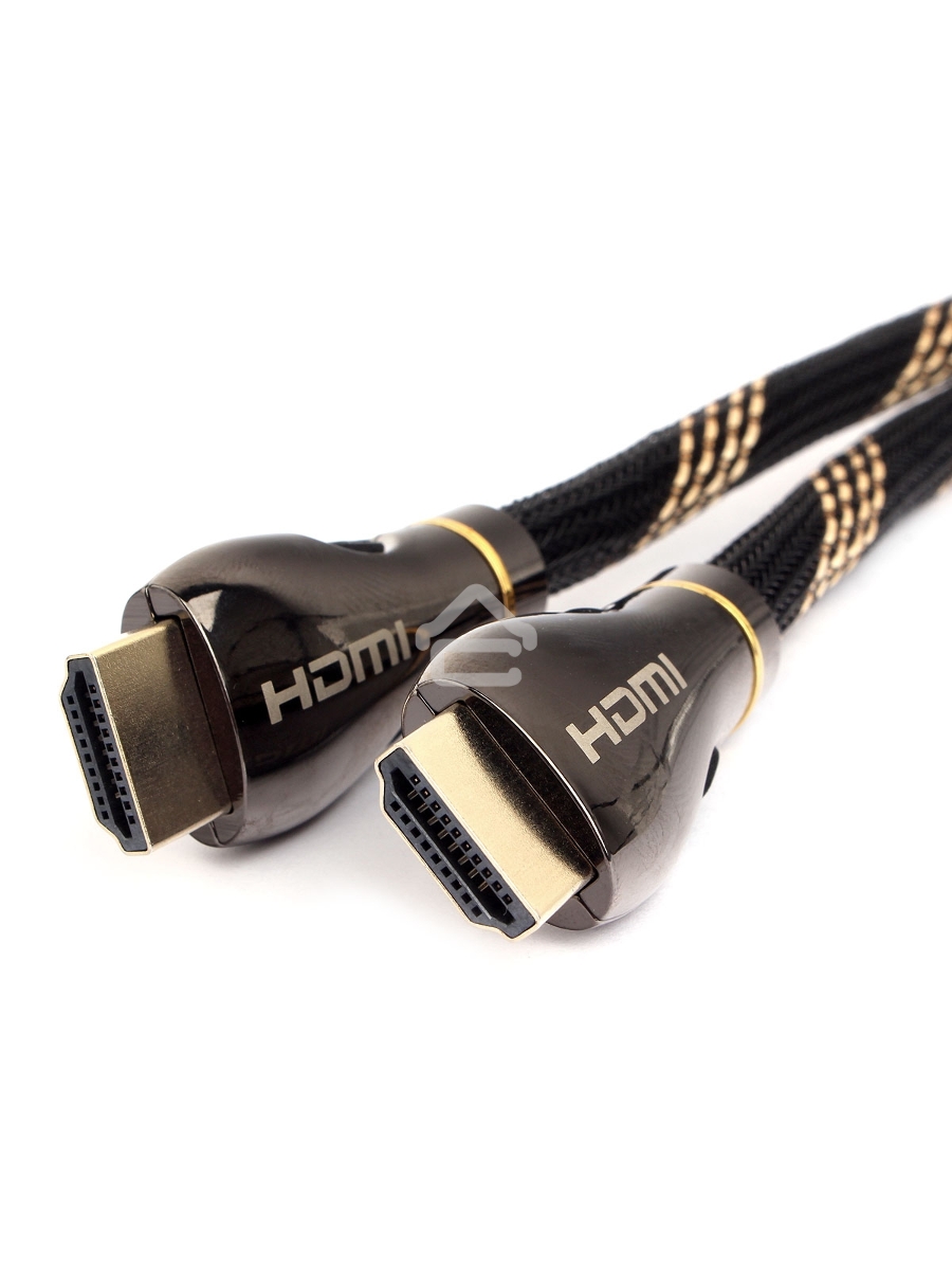 Кабель Cablexpert HDMI CCP-HDMI8К-2.5M, 19M/19M, v2.1, 8К, медь, позол.разъемы, экран, оплетка, 2.5м, черный, пакет