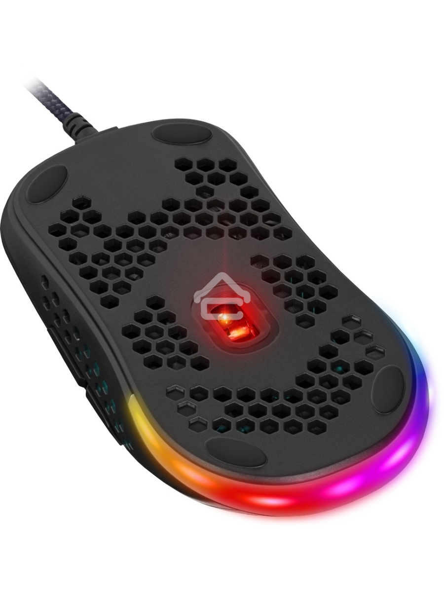Мышь проводная Defender Shepard GM-620L черный, 12800 dpi, USB, кнопки - 7