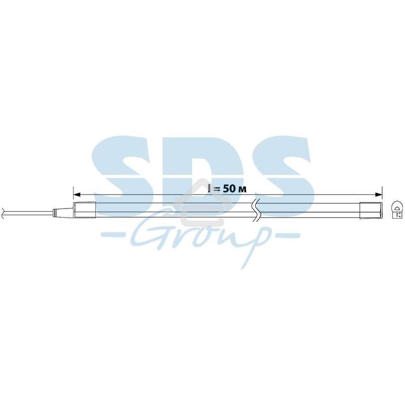 Гибкий Неон LED SMD 15х26 мм, теплый белый, 120 LED/м